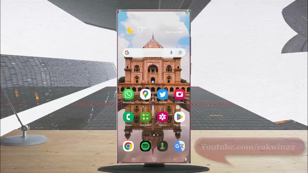 Samsung Galaxy S23 Ultra How to add blue color filter to your screen