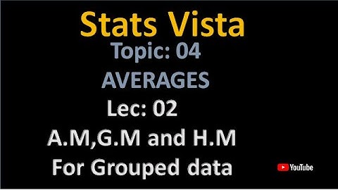 Arithmetic mean |Geometric mean| Harmonic mean| for grouped data| derivation of geometric mean