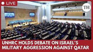 United Nation Live Unhrc Holds Debate On Military Aggression By Israel Against Qatar