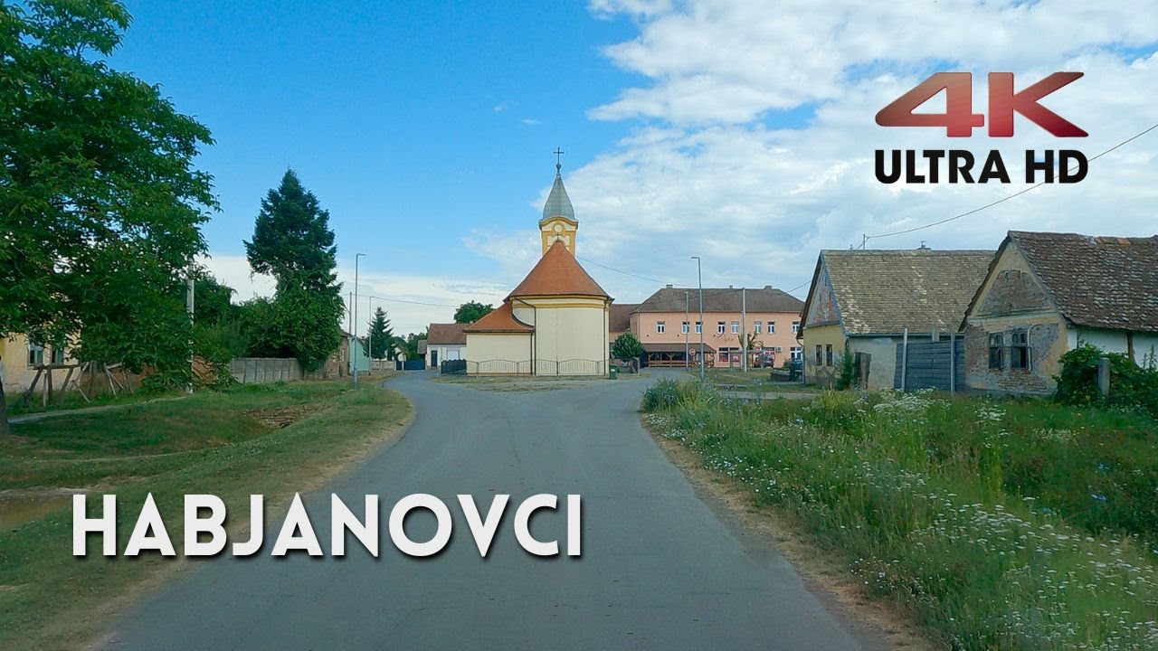 Хорватия – Хабьяновци в 4K | Поездка через славонское поселение (08.07.2025)
