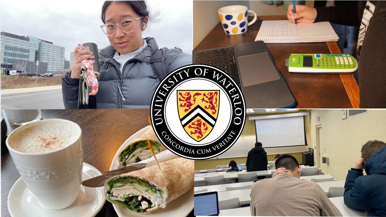 Another University of Waterloo Vlog Study, class, cooking, cafe