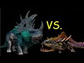 Ceramagnus Vs. Antarctovenator | Jurassic World Alive