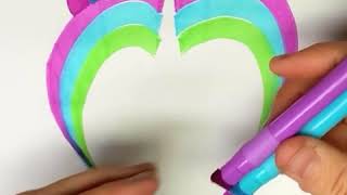 Rainbow Brush Tutorial - Letter M