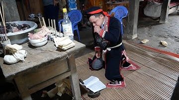 Lễ cúng ăn tết của người Dao đỏ