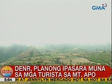 UB: DENR, planong ipasara muna sa mga turista sa Mt. Apo