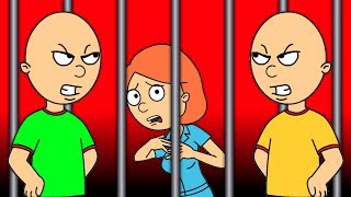 Caillou And Baillou Lock Rosie In Jail