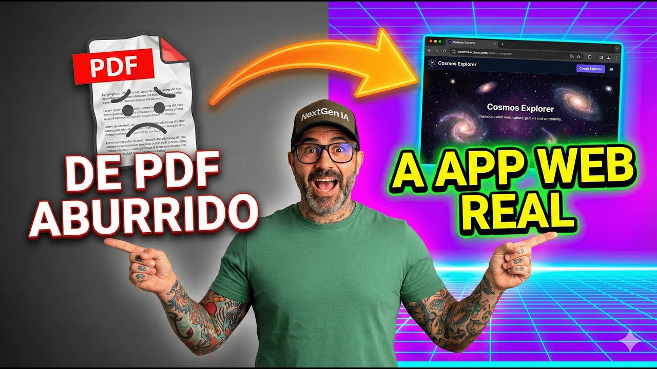¡Convierte PDFs en APPS WEB Reales! 🚀 (Tutorial NotebookLM + Gemini 3)