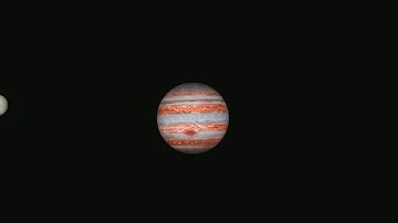 An animation of Europa transiting Jupiter