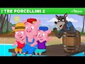 I Tre Porcellini Vanno in Campeggio | Storie Italiane - Cartoni Animati - Fiabe e Favole per Bambini