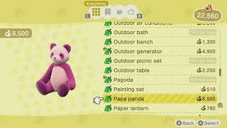 Animal Crossing New Horizons: My Catalog as of April 14th