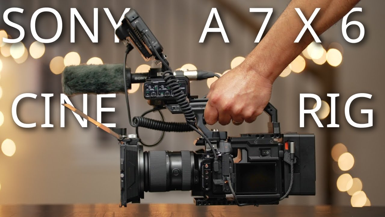 SONY A7SIII CINEBACK RIGID PRO FUSION RIG CINEMA RIG WITH FX3 HANDLE ...