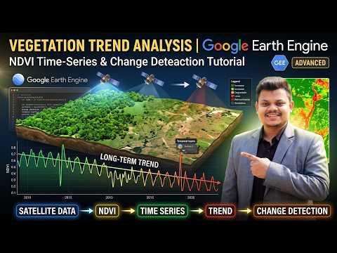 Google Earth Engine을 활용한 식생 변화 추세 분석 | NDVI 시계열 및 변화 탐지 튜토리얼