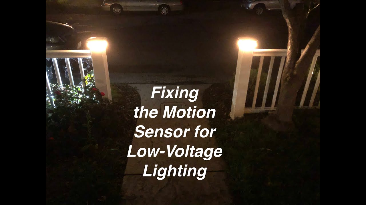 Low Voltage Landscape Lighting, Motion Sensor Landscape Lights