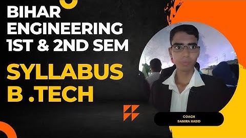 Bihar engineering syllabus/1st & 2nd sem/AKU Patna #Bihar_engineering #akupatna