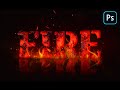 Fire Text Effect | Photoshop Tutorial