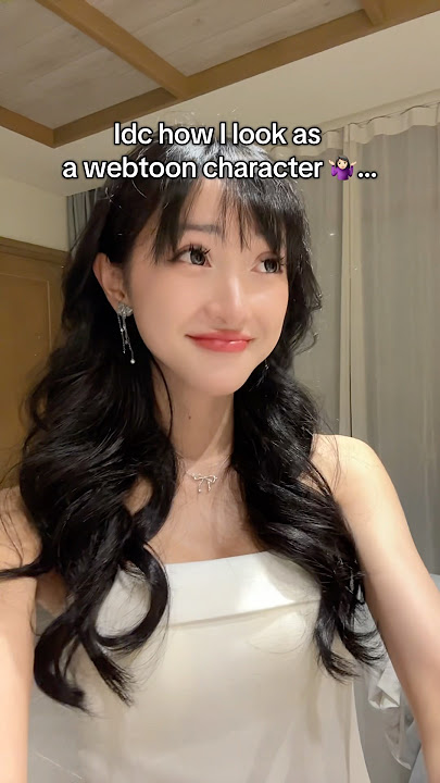 I don’t care how I look as a webtoon character 🤷🏻‍♀️… #shorts #webtoon