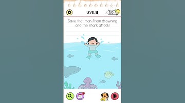 Save that man from drowning and the 🦈 attack | IQ TEST LVL 55