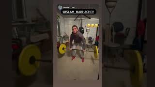 Islam Makhachev Lifts in a Russian Basement