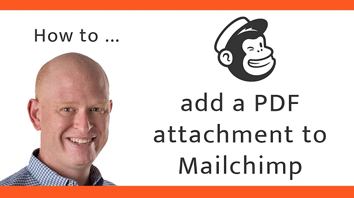 Learn to add a PDF file as an attachment in #Mailchimp