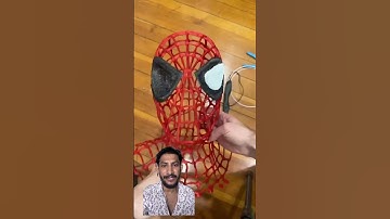 Making the eye of the Spider-Man with a 3D pen#3dprinting #3dprinted #3d  #shorts