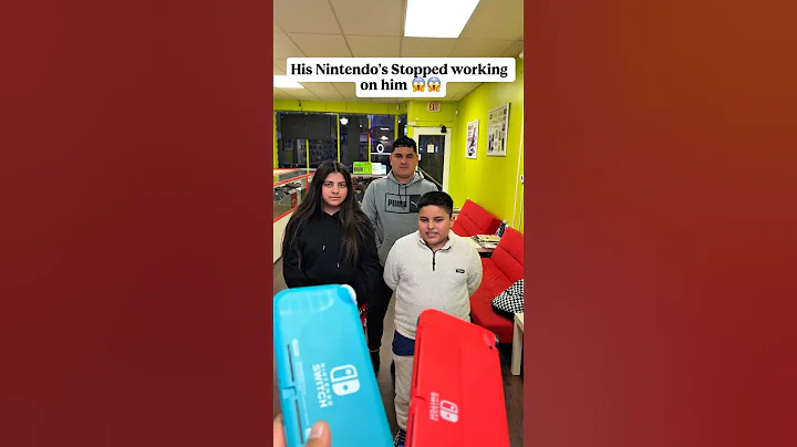 He Couldn’t Charge His Nintendo Switches 😱 #shorts #nintendoswitch #moneytalkswireless