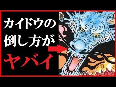 ワンピース カイドウの倒し方に一同衝撃 ルフィらと百獣海賊団全面対決で不死身の四皇撃破の突破口は Youtube