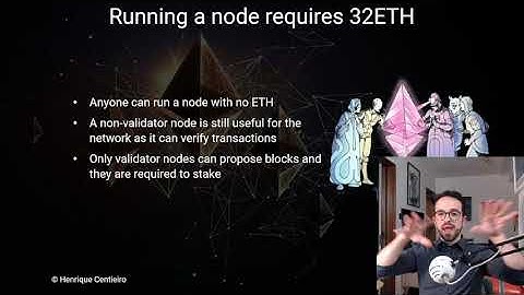 Does it require 32 ETH to run an Ethereum node?