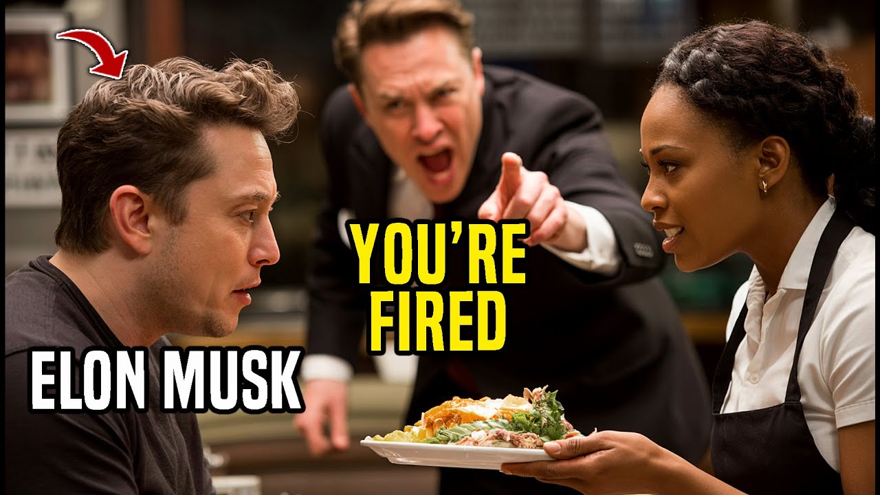 Black Waitress Is Fired For Helping Billionaire ELON MUSK, Next Day She...