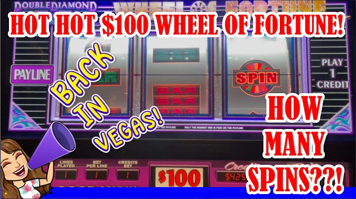 HOT $100 Wheel of Fortune Slot Machine 3 SPINS Sup...