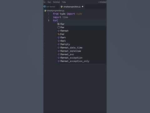 Simple Tutorial: Building a Progress Bar in Python#shorts - YouTube