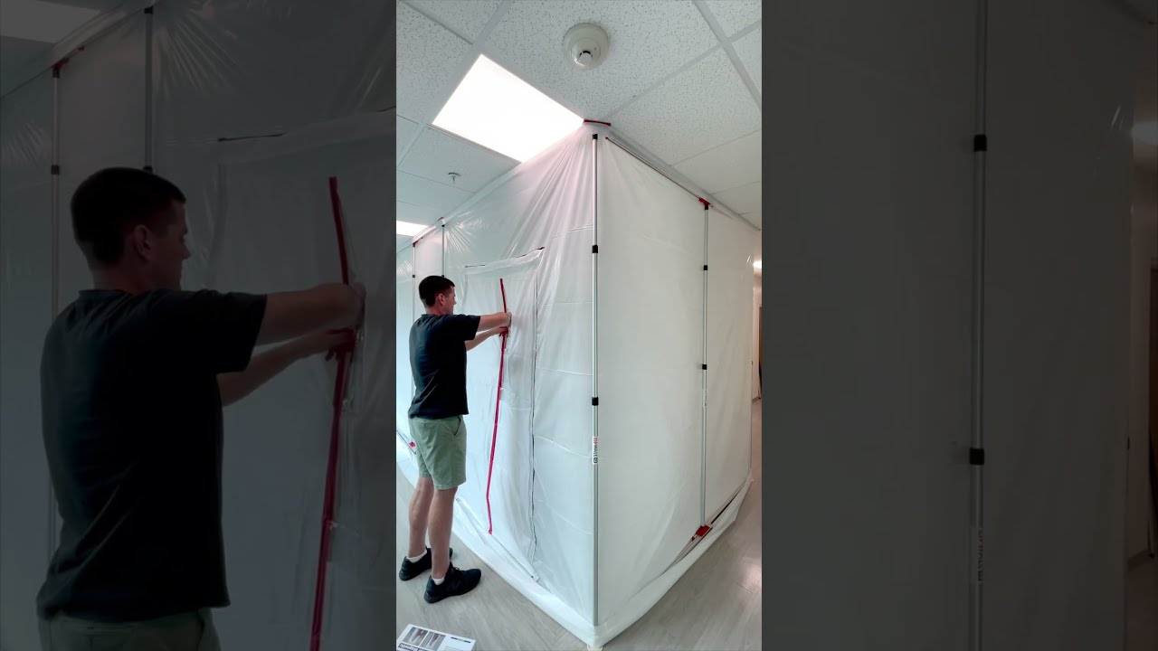 ZIPWALL Dust Barrier Systems Award Winning ZipDoor Magnetic 