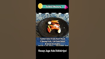 Thumbnail of Cara Membuat Sambal Bawang