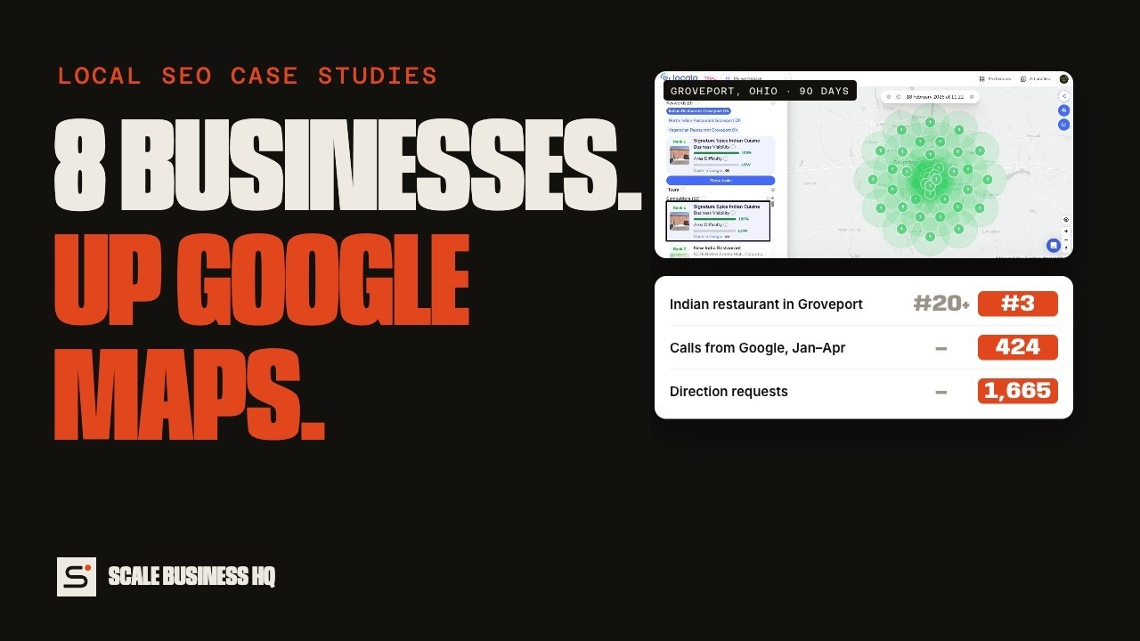 Video: 8 local SEO case studies: how small businesses moved up Google Maps