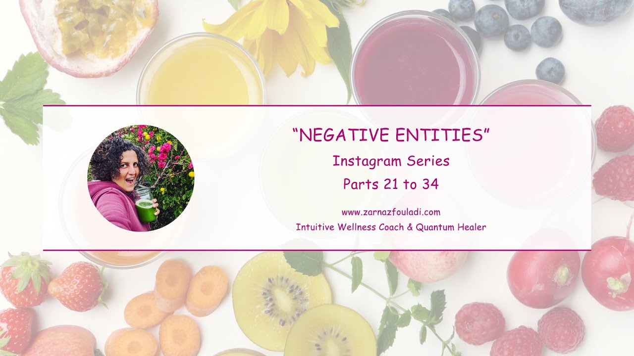 Negative Entities Series 21 to 34