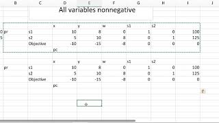 Simplex Method Tie Breaker for Pivot Rows