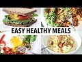 5 QUICK HEALTHY MEALS I EAT EVERY WEEK (Less Than 10 Min) | meal prep, weight loss + healthy ideas