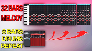 How To Use 8 bar Drum Loop With 32 Bars Of Melody |MPC Software Cookup