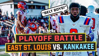 These Teams DON'T Like Each Other.. East St. Louis vs. Kankakee Highlights!