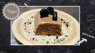 ✅ Como hacer PUDIN DE CHOCOLATE Casero con galleta de vainilla | Postre 100% Fácil