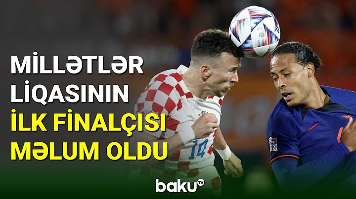 Millətlər liqası: Niderland - Xorvatiya matçı