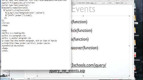 JS 4U 45: JQuery Events