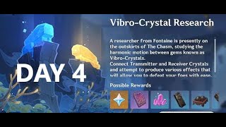 Genshin Impact - Vibro Crystal Research Day 4 Challenge