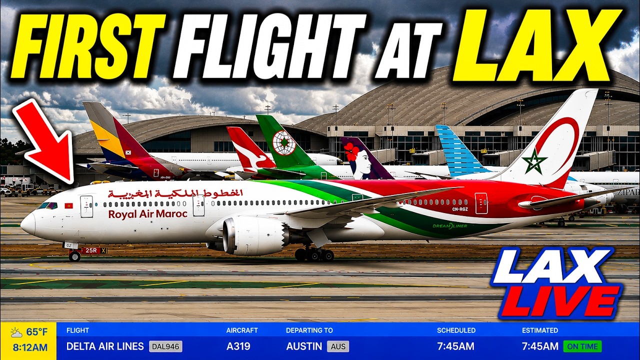 🔴LIVE LOS ANGELES (LAX) AIRPORT ACTION! (June 7th, 2026)