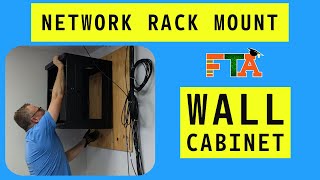 How to Mount a Tripp Lite SRW12US | Network Wall Cabinet | Easy Network Rack Installation