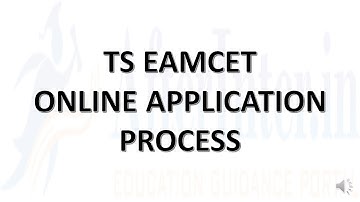 TS EAMCET 2020 Online Application Complete Process