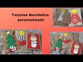 2 DIY: Tarjetas  Navideñas Fáciles |2 Personalized Christmas card ideas