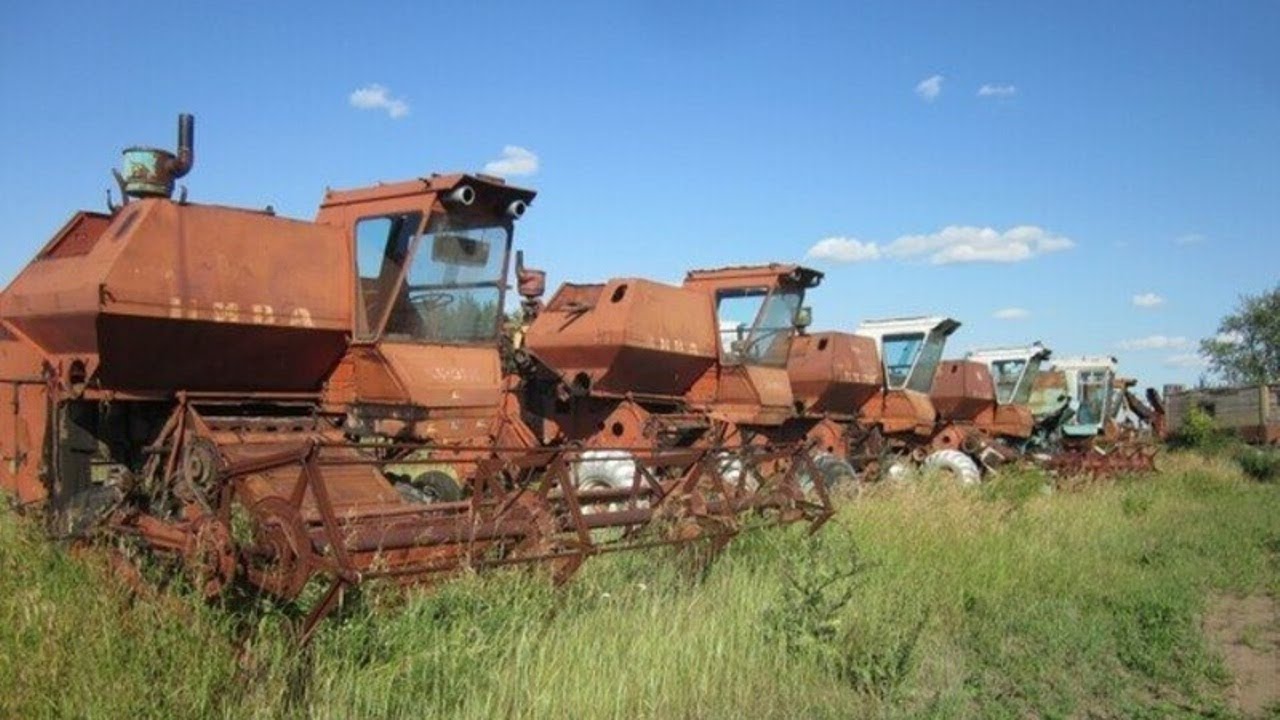 БРОШЕННАЯ ТРАКТОРНАЯ СТОЯНКА! ТОННЫ МЕТАЛЛА И ЗАПЧАСТЕЙ У ДЕЙСТВУЮЩЕЙ ...