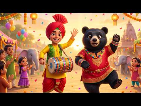 कालू मदारी आया | Kalu Madari Aaya | Nursery Rhyme | poem for kids | Hindi Rhyme | Poem | DF
