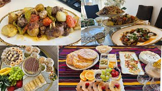 Eid day routine|cooking & family time | silent Vlog /Afghan small dawat ( mehmani)menu