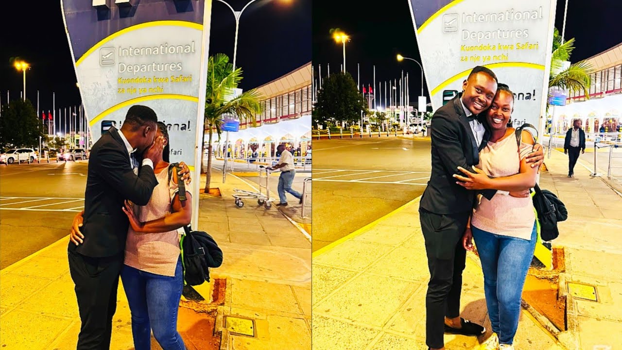 DRAMA AT JKIA ✈️ YEARS IN USA ONLY TO FIND THE WIFE HAS BEEN SLEEPING WITH HIS BROTHER